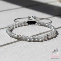 Moonstone Bracelet | Delicate Layering Gemstone Jewelry