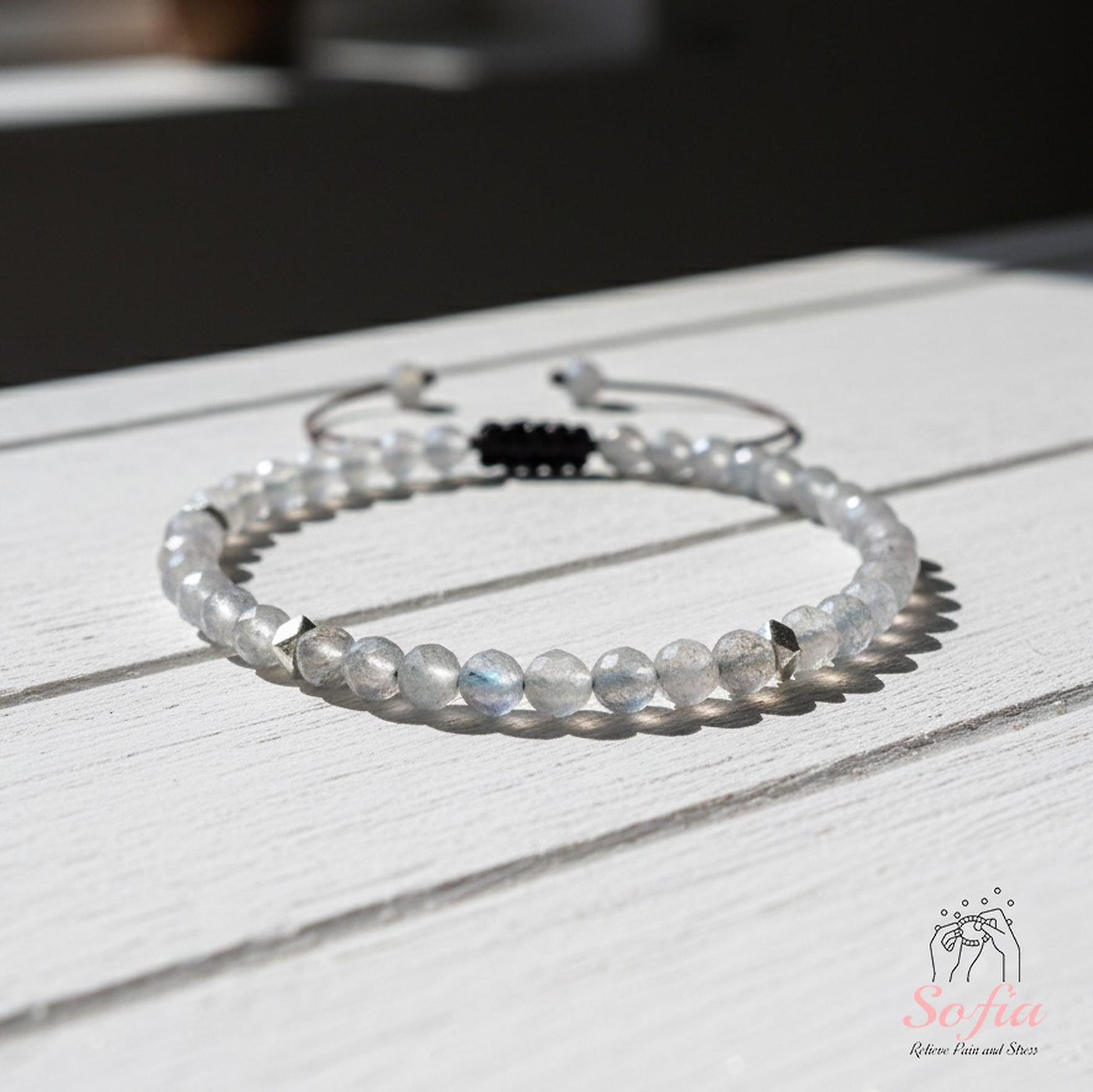 Moonstone Bracelet | Delicate Layering Gemstone Jewelry