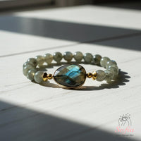 Labradorite Stretch Bracelet | Crystal Jewelry