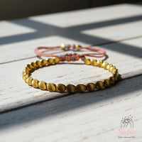 Copper Beads Bracelet | Delicate Layering Gemstone Jewelry