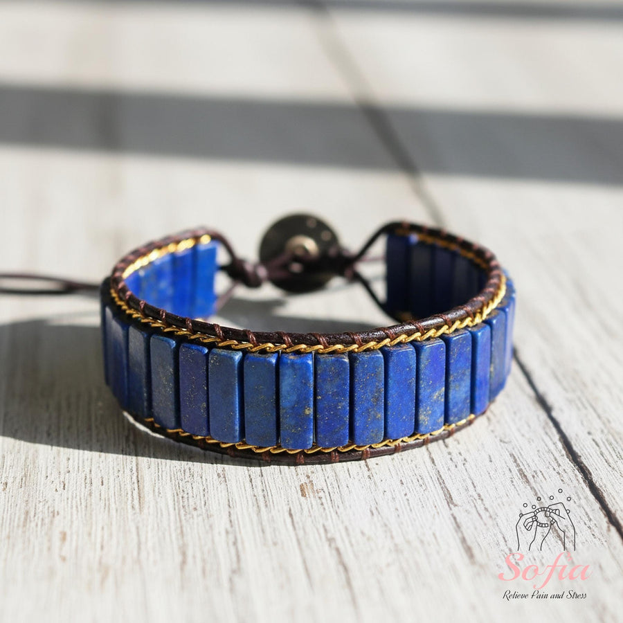 Lapis lazuli Bracelet | Stackable Jewelry - photo 1