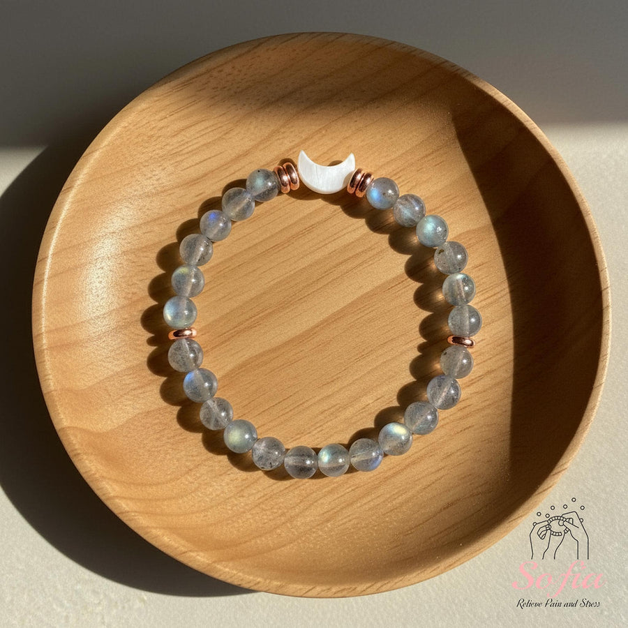Labradorite Bracelet | Natural Stone Jewelry â€?Mother's Day Gift - photo 1
