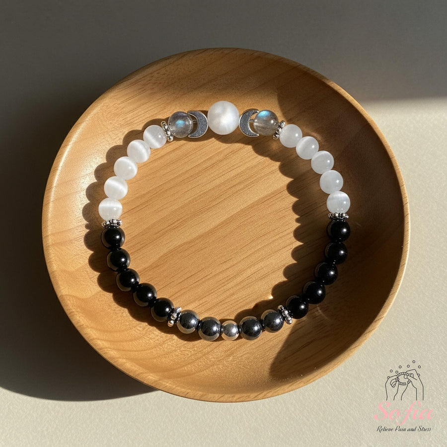 Obsidian Bracelet | Healing Crystal Jewelry â€?Gift for Her - photo 1