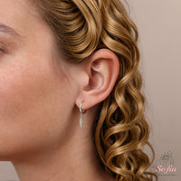 Dainty Silver Feather Stud Earrings | Minimalist Jewelry
