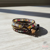Jasper Wrap Bracelet | Crystal Jewelry