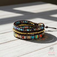 Jasper Wrap Bracelet | Crystal Jewelry