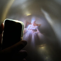 Photo Projection Snowflake Ornament | Custom Photo Ornament