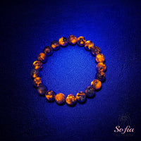 Yooperlite Bracelet UV Reactive | Beaded Crystal Jewelry
