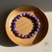 Sea Sediment Jasper Bracelet | Beaded Crystal Jewelry