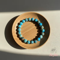 Blue Jasper Bracelet | Beaded Crystal Jewelry