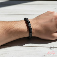 Black Tourmaline Bracelet | Layering Gemstone Jewelry