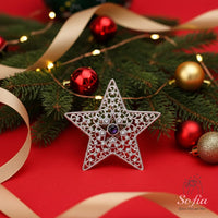 Photo Projection Star Ornament | Custom Photo Ornament