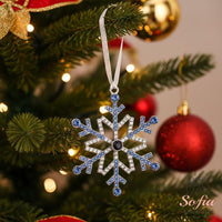 Photo Projection Snowflake Ornament | Custom Photo Ornament