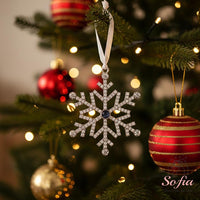 Photo Projection Snowflake Ornament | Custom Photo Ornament