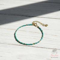 Turquoise Bracelet | Minimalist Dainty Jewelry Stackable