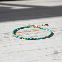Turquoise Bracelet | Minimalist Dainty Jewelry Stackable