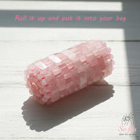 Rose Quartz Crystal Mask | Gemstone Decor