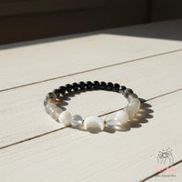 Moon Phrase Bracelet | Moonstone Crystal Jewelry