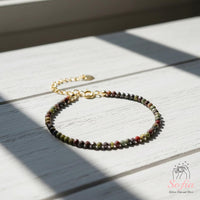 Dragon Bloodstone Bracelet | Minimalist Dainty Jewelry Stackable