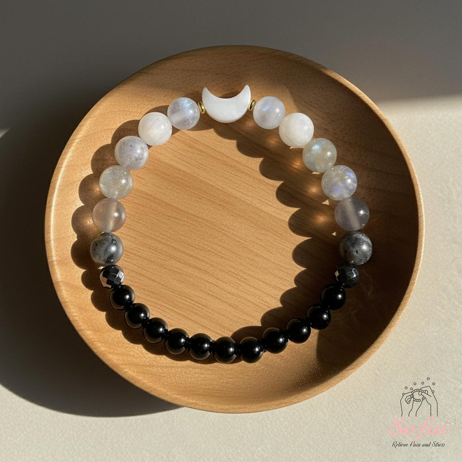 Selenite Bracelet | Healing Crystal Jewelry â€?Gift for Her - photo 1