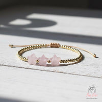 Opal Star Gold Bracelet | Delicate Layering Gemstone Jewelry
