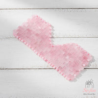 Rose Quartz Crystal Mask | Gemstone Decor