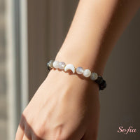 Moon Phrase Bracelet | Moonstone Crystal Jewelry