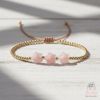 Opal Star Gold Bracelet | Delicate Layering Gemstone Jewelry