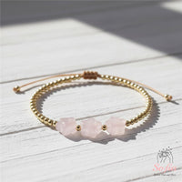 Opal Star Gold Bracelet | Delicate Layering Gemstone Jewelry