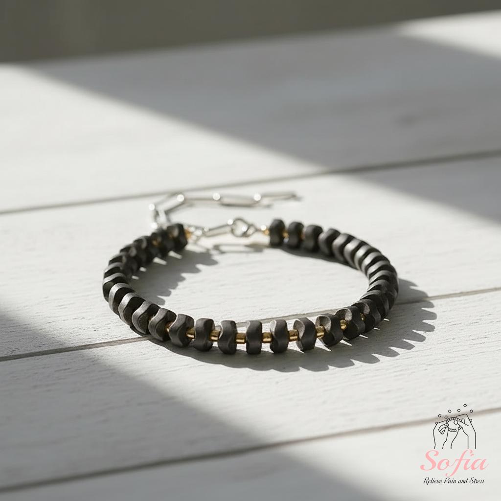 Hematite Bracelet | Delicate Layering Gemstone Jewelry
