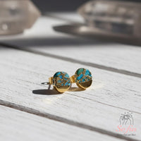 Turquoise Stud Earrings | Minimalist Jewelry