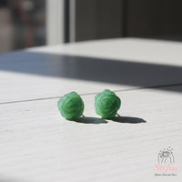 Jade Stud Earrings | Crystal Jewelry