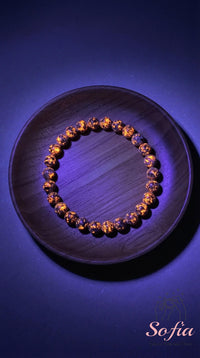 Yooperlite Bracelet UV Reactive | Beaded Crystal Jewelry