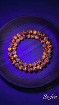 Yooperlite Bracelet UV Reactive | Beaded Crystal Jewelry