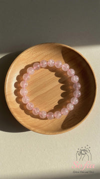 Rose Quartz Bracelet | Crystal Jewelry