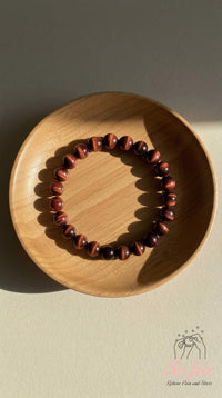 Red Tigers Eye Bracelet | Crystal Jewelry