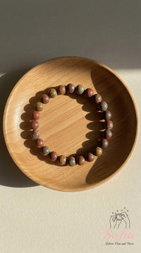 Red Creek Jasper Bracelet | Beaded Crystal Jewelry