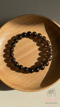 Smoky Quartz Stretch Bracelet | Crystal Jewelry