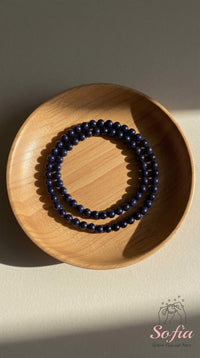 4MM Goldstone Bracelet | Dainty Beaded Crystal Jewelry