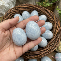 Blue Calcite Crystal Cluster | Crystal Stone Decor