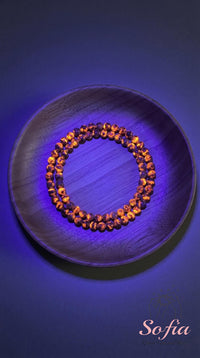 4MM Yooperlite Bracelet UV Reactive | Dainty Beaded Crystal Jewelry