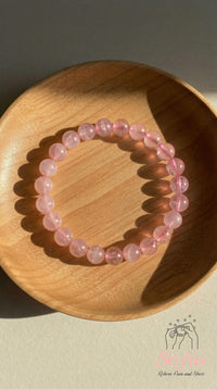 Rose Quartz Bracelet | Crystal Jewelry