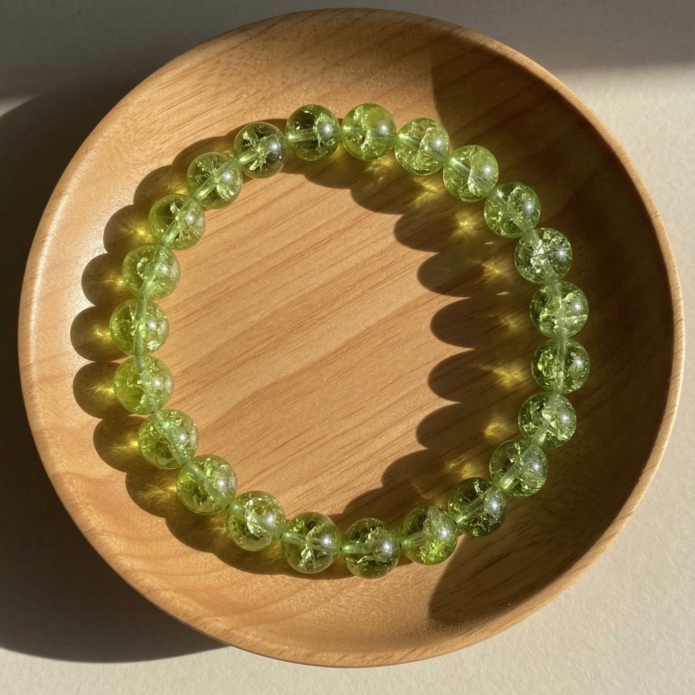 Peridot Stretch Bracelet | Crystal Jewelry