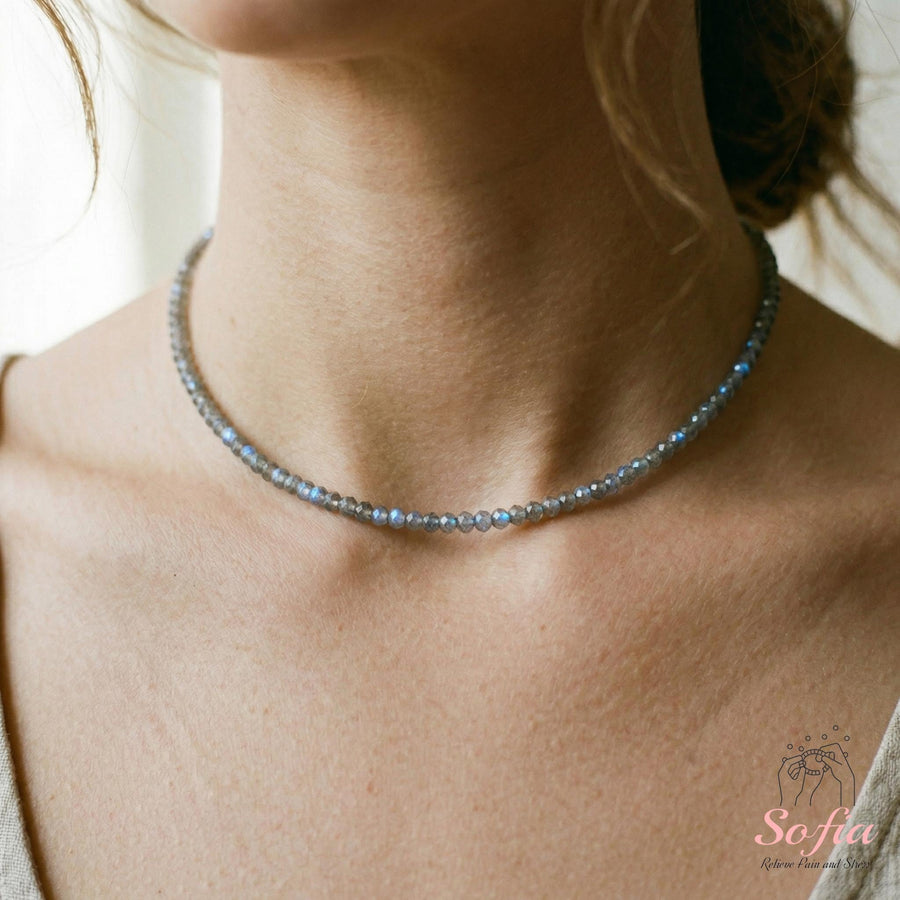 Moonstone Choker | Dainty Jewelry - photo 1