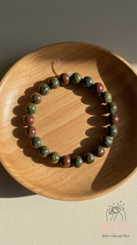 Dragon Bloodstone Bracelet | Beaded Crystal Jewelry