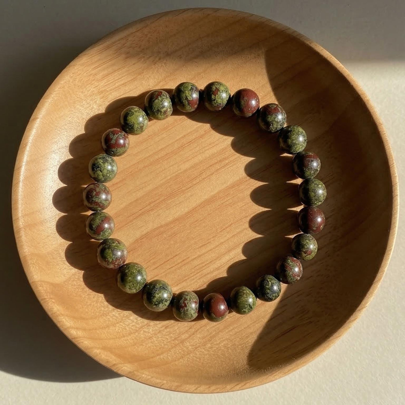 Dragon Bloodstone Bracelet | Beaded Crystal Jewelry