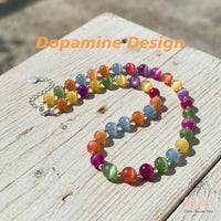 UV-Reactive Beads Necklace & Bracelet Set | Dopamine Aesthetic Jewelry
