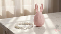 Mother of Pearl Bunny Bracelet | Rabbit Dainty Beaded Jewelry