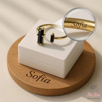 Obsidian Open Ring | Protective Crystal Rings - Personalized Available