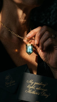 Labradorite Necklace | Boho Crystal Pendant Jewelry